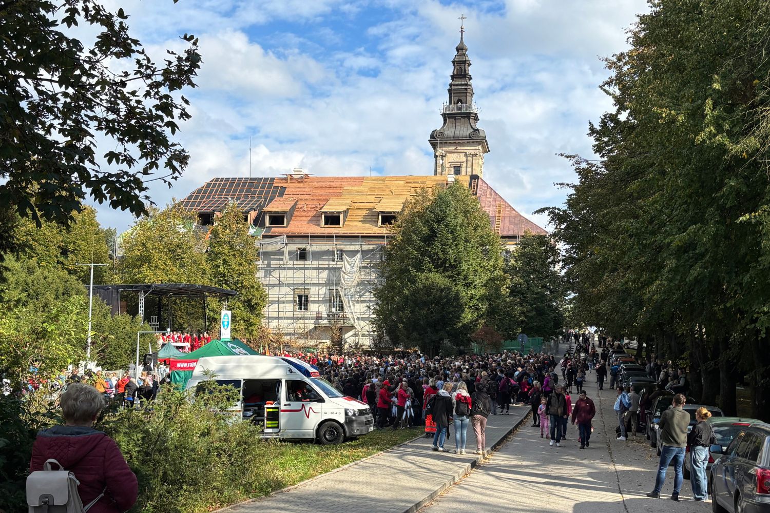 26.09.2026. Święty Krzyż. XXVII Świętokrzyski Rajd Pielgrzymkowy / Fot. Marcin Marszałek - Radio Kielce