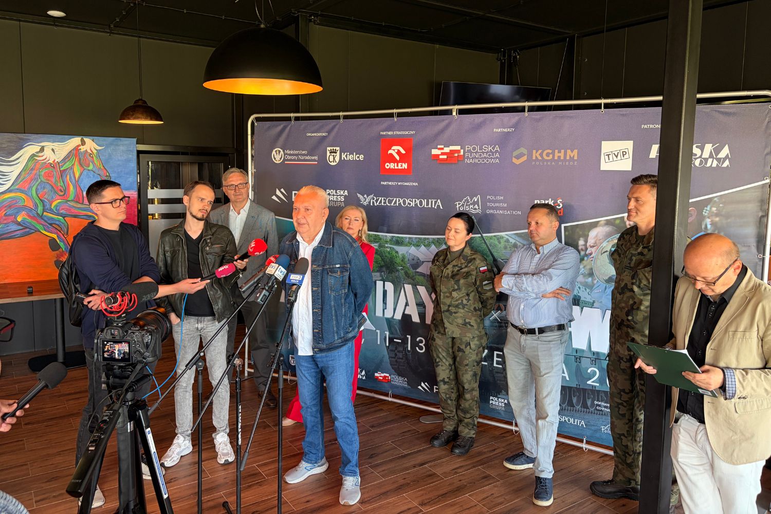 07.09.2026. Kielce. Konferencja prasowa zapowiadająca Army Days 2026 / Fot. Dariusz Kuc - Radio Kielce