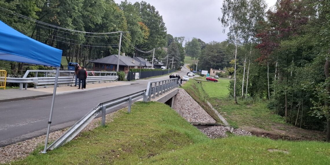 21.09.2026. Bobrza. Otwarcie mostu i drogi / Fot. Oliwia Woźniak - Radio Kielce