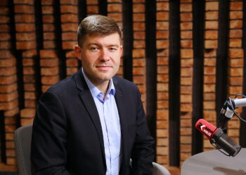 24.09.2026. Radio Kielce. Rozmowa Dnia. Na zdjęciu: Sergiusz Parszowski - prezes think tanku Obserwatorium Bezpieczeństwa / Fot. Wiktor Taszłow - Radio Kielce