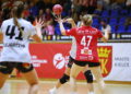 26.09.2026. Kielce. Mecz 3. kolejki Ligi Centralnej piłkarek ręcznych: Korona Handball - UKS Dziewiątka Legnica / Fot. Wiktor Taszłow - Radio Kielce