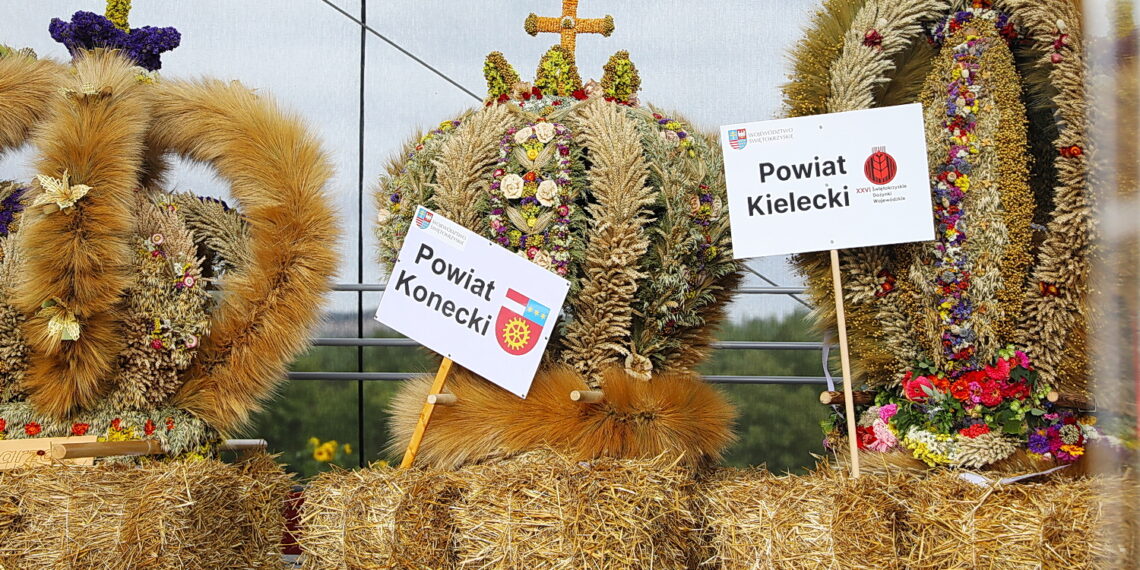 06.09.2026. Tokarnia. Świętokrzyskie dożynki wojewódzkie / Fot. Wiktor Taszłow - Radio Kielce
