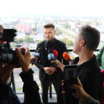 14.09.2026. Kielce. Kompleks wieżowców Sky Trust przy skrzyżowaniu al. Solidarności i ul. Świętokrzyskiej / Fot. Wiktor Taszłow - Radio Kielce