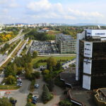 14.09.2026. Kielce. Kompleks wieżowców Sky Trust przy skrzyżowaniu al. Solidarności i ul. Świętokrzyskiej / Fot. Wiktor Taszłow - Radio Kielce