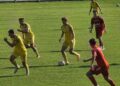 26.09.2026. Mecz 10. kolejki piłkarskiej Betclic 3. Ligi: Naprzód Jędrzejów - AKS 1947 Busko Zdrój / Fot. Maciej Makuła – Radio Kielce