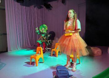 09.09.2026. Kielce. Teatr Lalki i Aktora „Kubuś”. Konferencja przed pierwszą premierą w tym sezonie, czyli sztuką „Straszek” / Fot. Ryszard Koziej - Radio Kielce