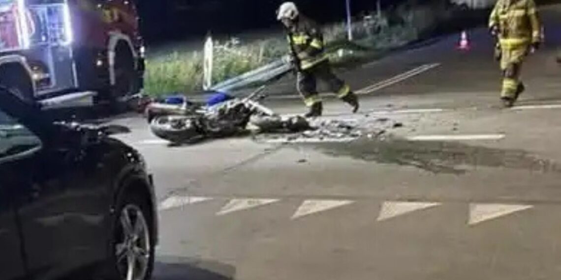 Nie ustąpiła pierwszeństwa, motocyklista w szpitalu