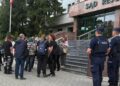 Rozpoczął się proces aktywistów protestujących na MSPO