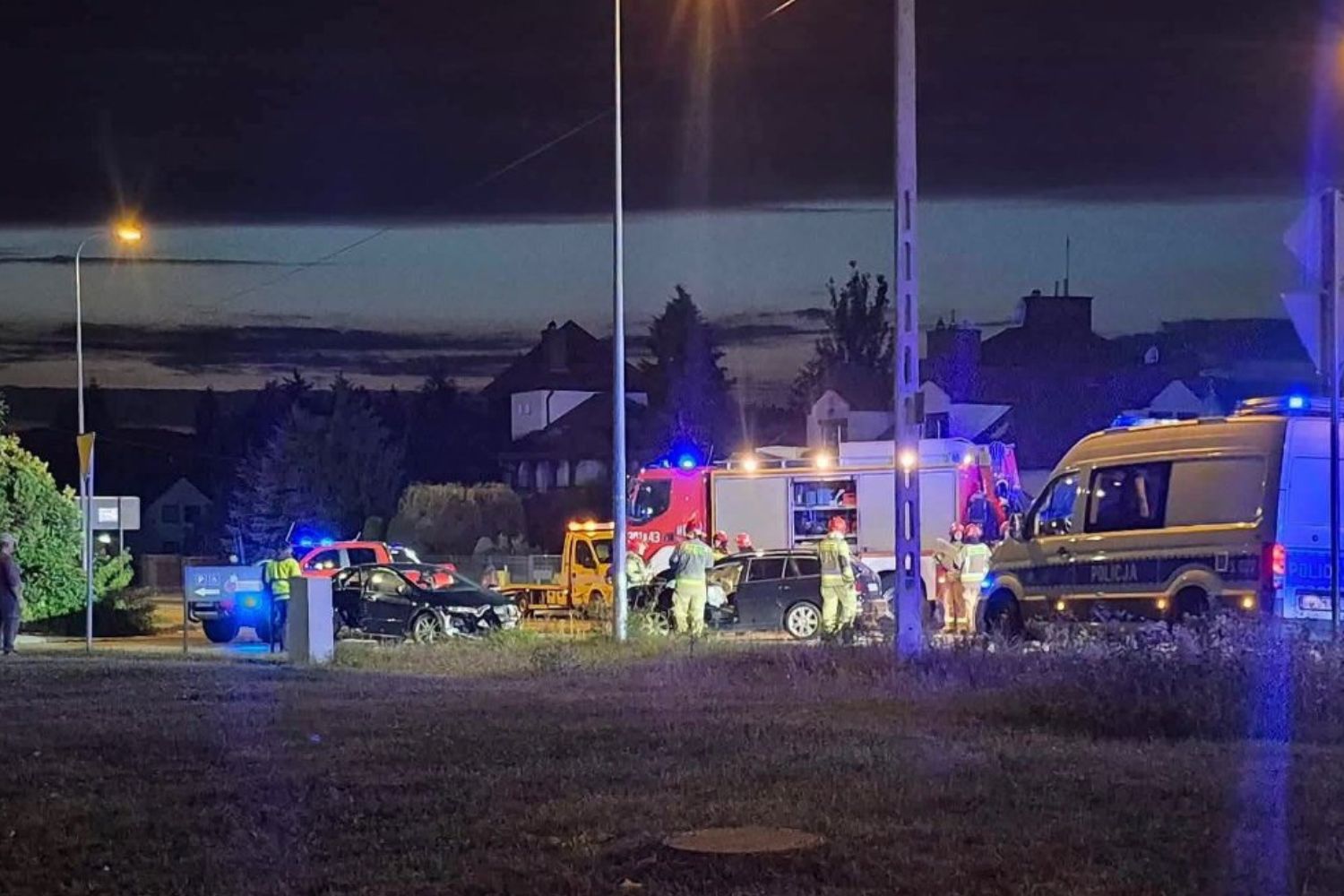 Nie ustąpił pierwszeństwa. Ratownicy w akcji