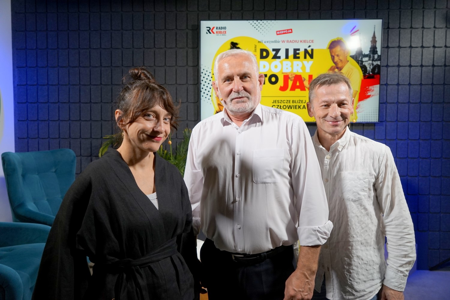 Lucjan Pietrzczyk – gość audycji Radia Kielce „Dzień Dobry, to Ja!” / Fot. Piotr Kwaśniewski – Radio Kielce