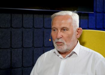 Lucjan Pietrzczyk – gość audycji Radia Kielce „Dzień Dobry, to Ja!” / Fot. Piotr Kwaśniewski – Radio Kielce