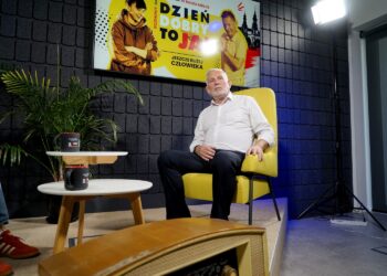 Lucjan Pietrzczyk – gość audycji Radia Kielce „Dzień Dobry, to Ja!” / Fot. Piotr Kwaśniewski – Radio Kielce