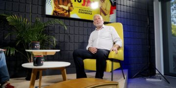 Lucjan Pietrzczyk – gość audycji Radia Kielce „Dzień Dobry, to Ja!” / Fot. Piotr Kwaśniewski – Radio Kielce
