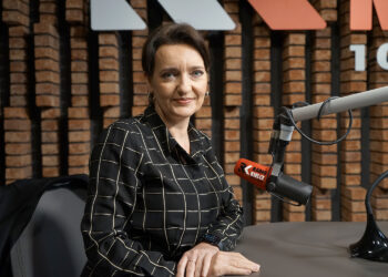 Marzena Okła-Drewnowicz, posłanka Koalicji Obywatelskiej, pełnomocnik rządu do spraw polityki senioralnej / Fot. Robert Felczak – Radio Kielce