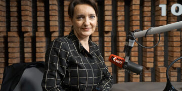 Marzena Okła-Drewnowicz, posłanka Koalicji Obywatelskiej, pełnomocnik rządu do spraw polityki senioralnej / Fot. Robert Felczak – Radio Kielce