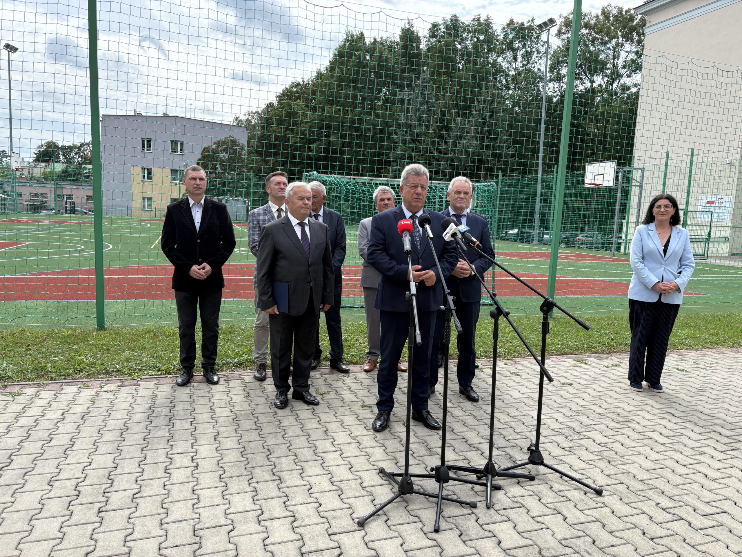 Busko-Zdrój. Przy Zespole Szkół Technicznych i Informatycznych powstanie miejsce ukrycia / Fot. Marta Gajda-Kruk - Radio Kielce