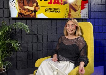 Patrycja Zarychta – gość audycji „Dzień dobry to Ja! Rozmowy inne niż wszystkie w Radiu Kielce” / Fot. Anna Sokołowska - Radio Kielce