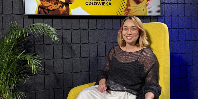 Patrycja Zarychta – gość audycji „Dzień dobry to Ja! Rozmowy inne niż wszystkie w Radiu Kielce” / Fot. Anna Sokołowska - Radio Kielce