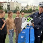 14.09.2026. Busko-Zdrój. Uczniowie Szkoły Podstawowej nr 2 w Busku-Zdroju odebrali kaski ochronne / Fot. Kamil Król - Radio Kielce