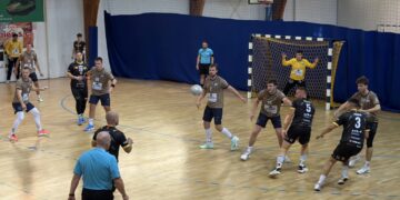 26.09.2026. Końskie. Mecz I ligi piłki ręcznej KSSPR Końskie - AZS UW Ochota Warszawa / Fot. Kamil Król - Radio Kielce