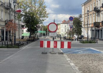 10.09.2026. Kielce. Tymczasowa organizacja ruchu w obrębie Placu Wolności i przyległych ulic / Fot. Jarosław Kubalski – Radio Kielce