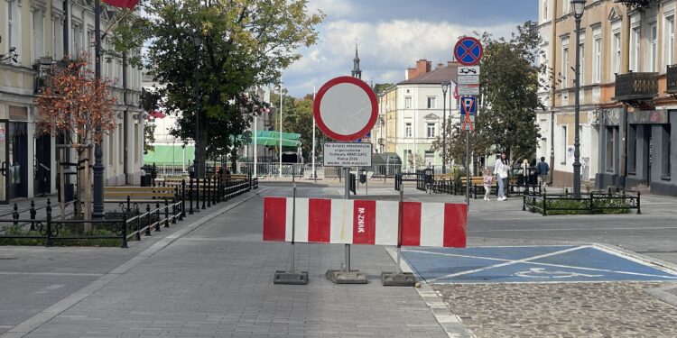10.09.2026. Kielce. Tymczasowa organizacja ruchu w obrębie Placu Wolności i przyległych ulic / Fot. Jarosław Kubalski – Radio Kielce