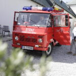 Zabytkowy Żuk wyruszył, by wesprzeć hospicjum w Wilnie - Radio Kielce 07.09.2026. Kielce. Karczówka na trasie charytatywnej wyprawy zabytkowym Żukiem / Fot. Jarosław Kubalski - Radio Kielce