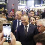 Prezydent Karol Nawrocki na MSPO: Polska ma potencjał zbrojeniowy - Radio Kielce 08.09.2026. Kielce. Targi Kielce. Prezydent Karol Nawrocki na 34. Międzynarodowym Salonie Przemysłu Obronnego w Kielcach / Fot. Jarosław Kubalski - Radio Kielce