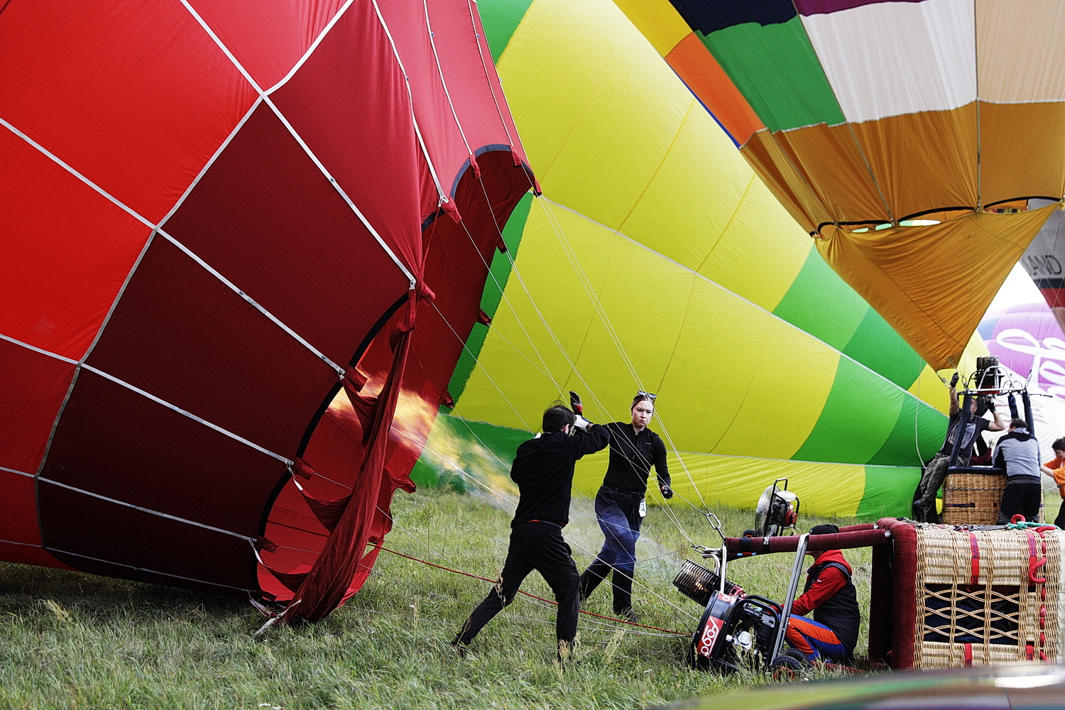 Pińczów. Balony