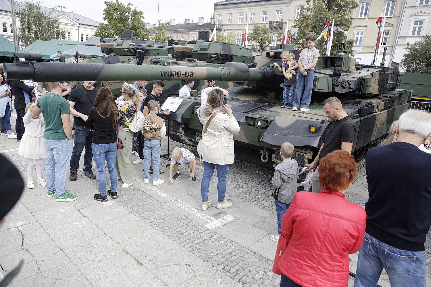 Czołgi na ulicach Kielc, wojsko dla cywilów podczas Army Days