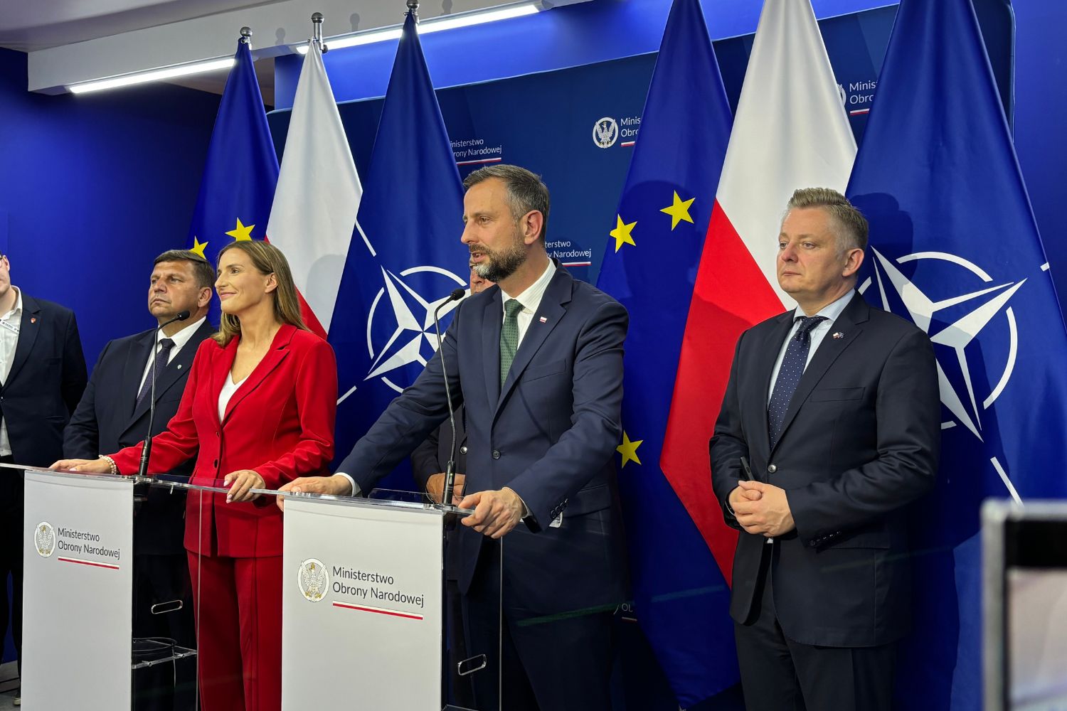 08.09.2026. Kielce. Konferencja szefa MON Władysława Kosiniaka-Kamysza podczas XXXIV Międzynarodowego Salonu Przemysłu Obronnego / Fot. Marcin Marszałek – Radio Kielce
