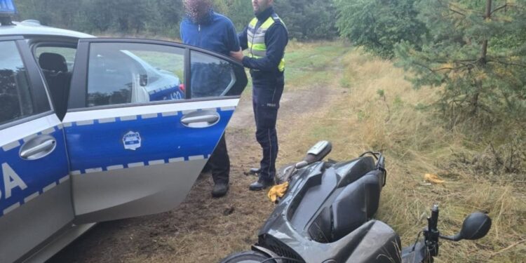 Pościg za pijanym motocyklistą - Radio Kielce Pościg za pijanym motocyklistą