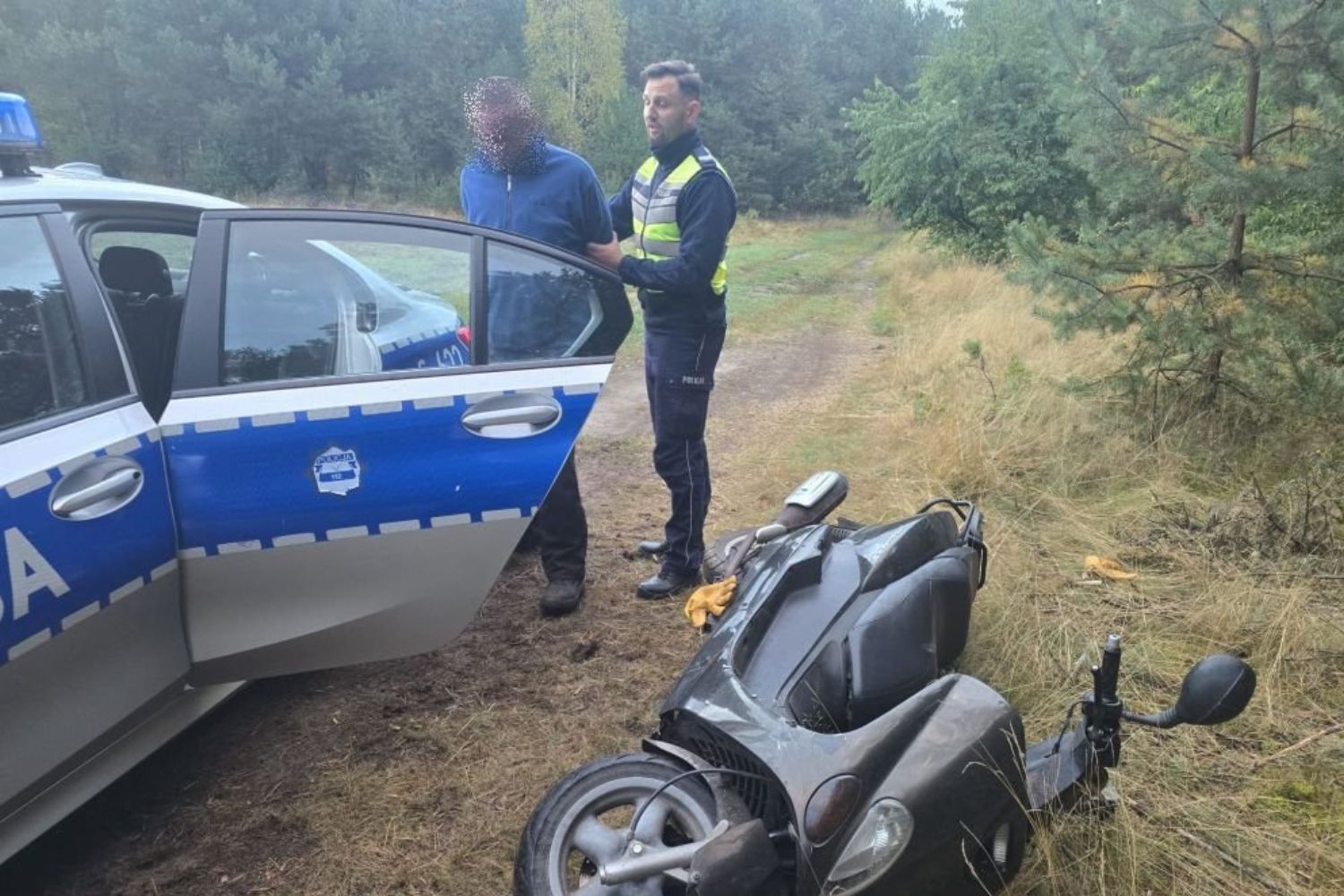 Pościg za pijanym motocyklistą