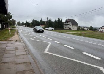 22.09.2026. Górno. Droga S74 / Fot. Aleksandra Słowak - Radio Kielce