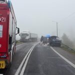05.10.2026. Wola Jachowa. Wypadek / źródło: PSP Kielce
