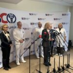 23.10.2026. Kielce. ŚCO. Briefing prasowy poświęcony idei dawstwa szpiku oraz inicjatywie „Samorząd z Sercem” / Fot. Stanisław Nowaczek - Radio Kielce