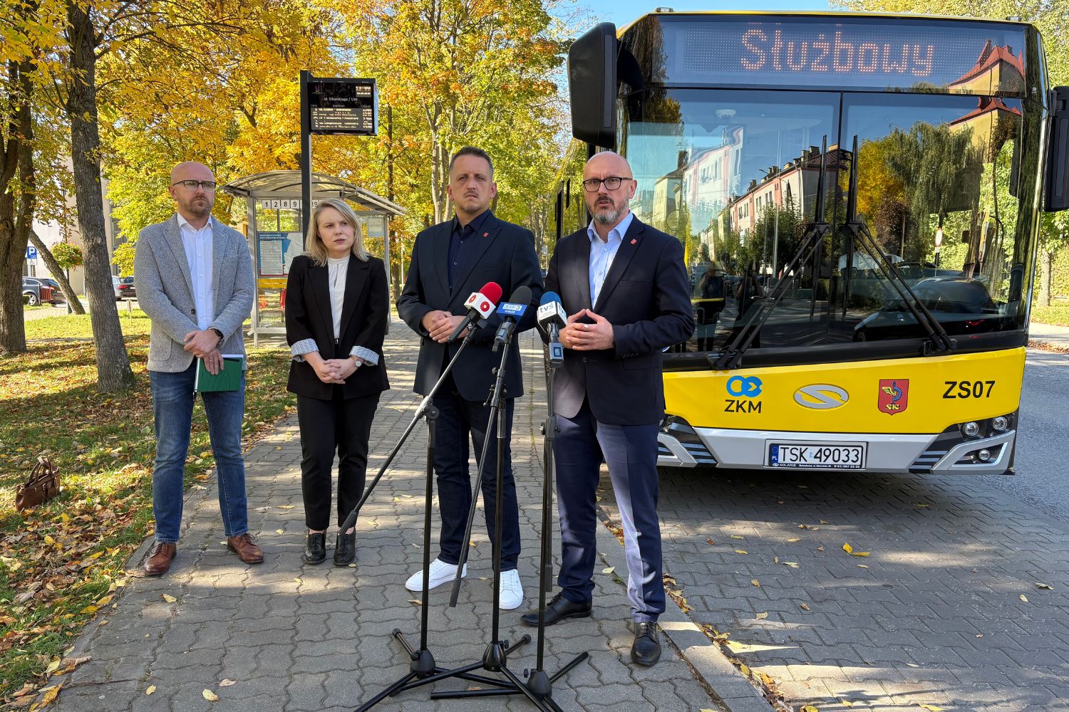 Skarżysko-Kamienna. Podsumowanie pierwszych trzech miesięcy funkcjonowania bezpłatnej komunikacji miejskiej / Fot. Anna Głąb - Radio Kielce