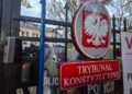 31.10.2026. Warszawa. Policja przed budynkiem Trybunału Konstytucyjnego w Warszawie / Fot. PAP/Radek Pietruszka
