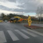 31.10.2026. Droga wojewódzka nr 764. Obwodnica Daleszyc. Wypadek / Fot. Marta Gajda-Kruk