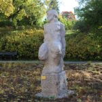 21.10.2026. Rzeźba „Człowiek ze złamanym nosem” autorstwa Stanisława Romańczuka / Fot. Stanisław Nowaczek - Radio Kielce
