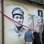 Bór Kunowski. Odsłonięcie muralu poświęconego gen. Tadeuszowi Piskorowi / Fot. Anna Głąb - Radio Kielce