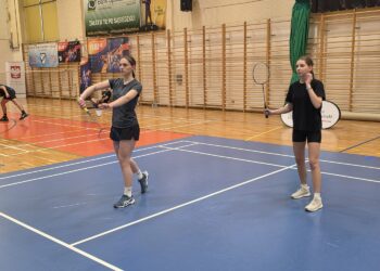 20.10.2026. Suchedniów. Mistrzostwa województwa świętokrzyskiego w badmintonie szkół ponadpodstawowych / Fot. Maciej Makuła - Radio Kielce