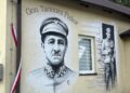 Bór Kunowski. Odsłonięcie muralu poświęconego gen. Tadeuszowi Piskorowi / Fot. Anna Głąb - Radio Kielce