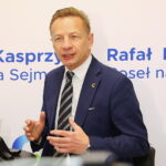 19.10.2026. Kielce. Śniadanie prasowe zorganizowane przez posła Rafała Kasprzyka / Fot. Wiktor Taszłow - Radio Kielce