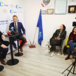19.10.2026. Kielce. Śniadanie prasowe zorganizowane przez posła Rafała Kasprzyka / Fot. Wiktor Taszłow - Radio Kielce