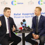 19.10.2026. Kielce. Śniadanie prasowe zorganizowane przez posła Rafała Kasprzyka / Fot. Wiktor Taszłow - Radio Kielce