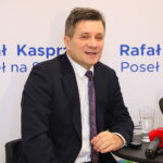 19.10.2026. Kielce. Śniadanie prasowe zorganizowane przez posła Rafała Kasprzyka / Fot. Wiktor Taszłow - Radio Kielce