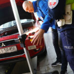 22.10.2026. Kielce. Akcja „Twoje Światła – Nasze Bezpieczeństwo” / Fot. Wiktor Taszłow - Radio Kielce
