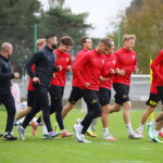 20.10.2026. Kielce. Trening Korony Kielce z nowym trenerem - Robertem Kolendowiczem / Fot. Wiktor Taszłow - Radio Kielce