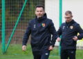 20.10.2026. Kielce. Trening Korony Kielce z nowym trenerem - Robertem Kolendowiczem / Fot. Wiktor Taszłow - Radio Kielce